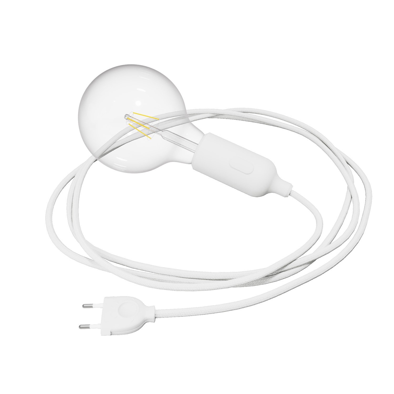 Snake Lampe en silicone avec interrupteur et fiche
