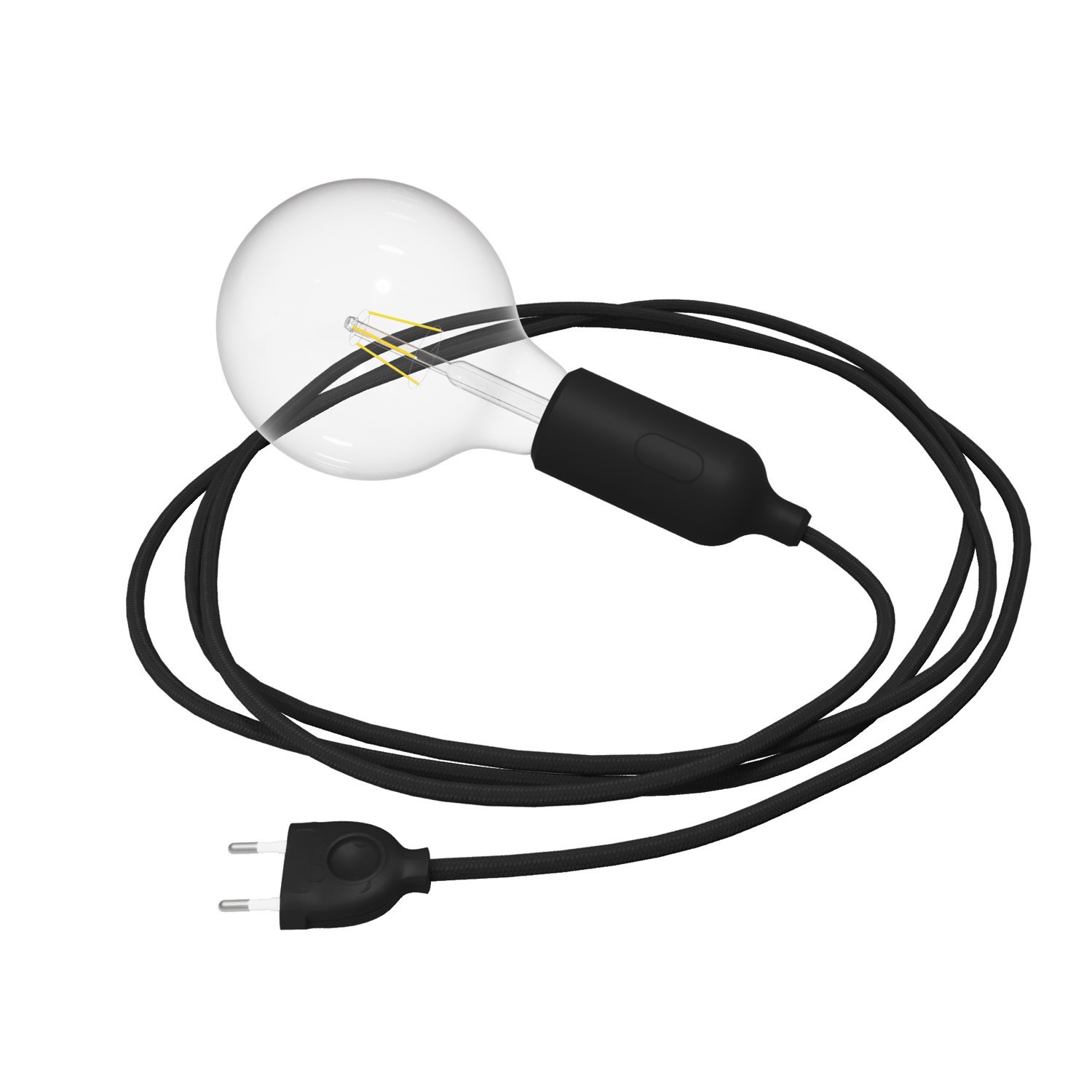 Snake Lampe en silicone avec interrupteur et fiche