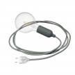 Snake Lampe en silicone avec interrupteur et fiche
