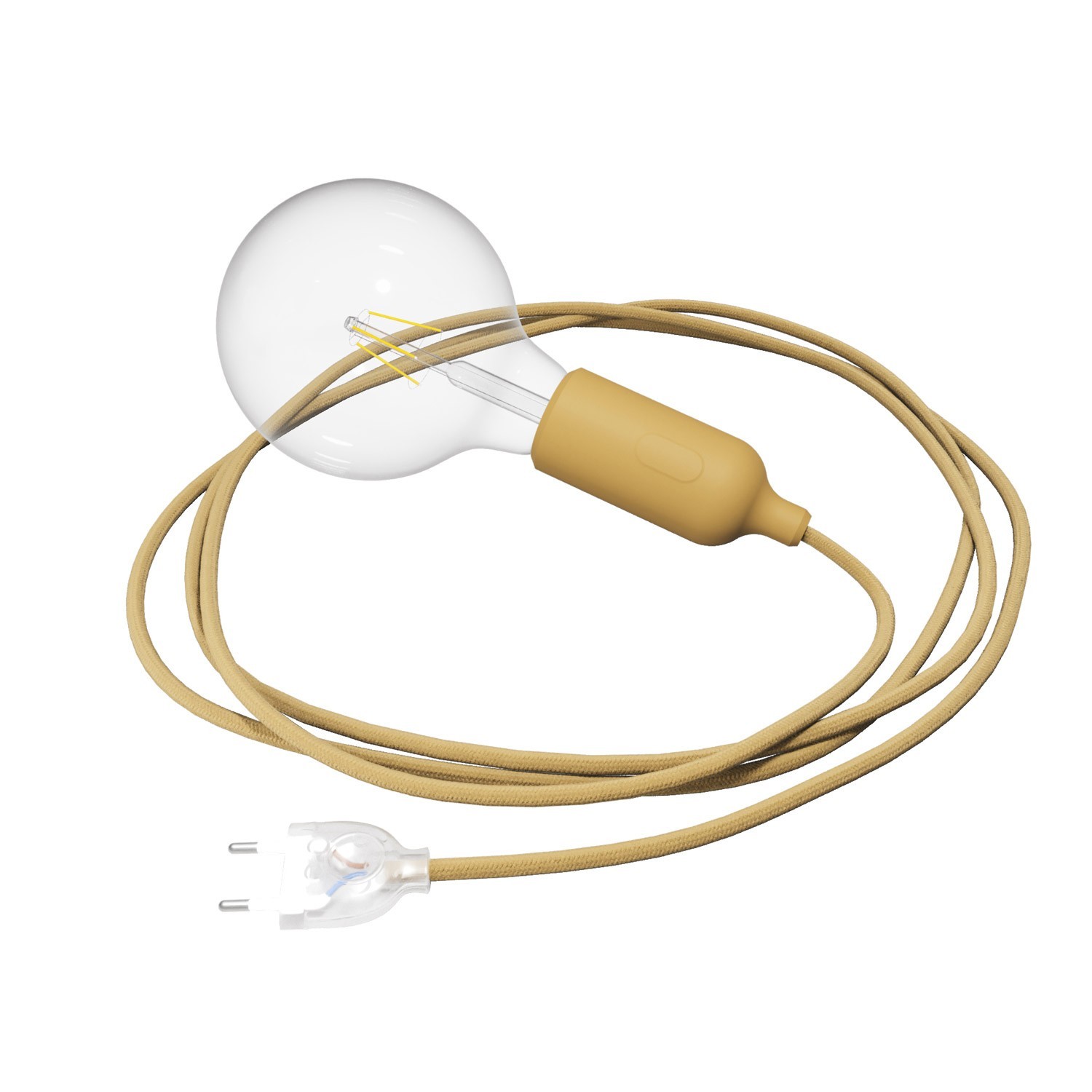 Snake Lampe en silicone avec interrupteur et fiche