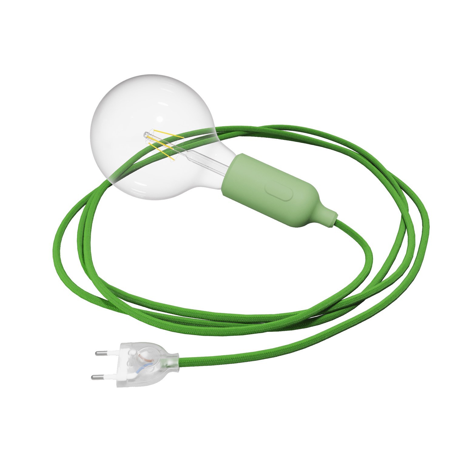 Snake Lampe en silicone avec interrupteur et fiche