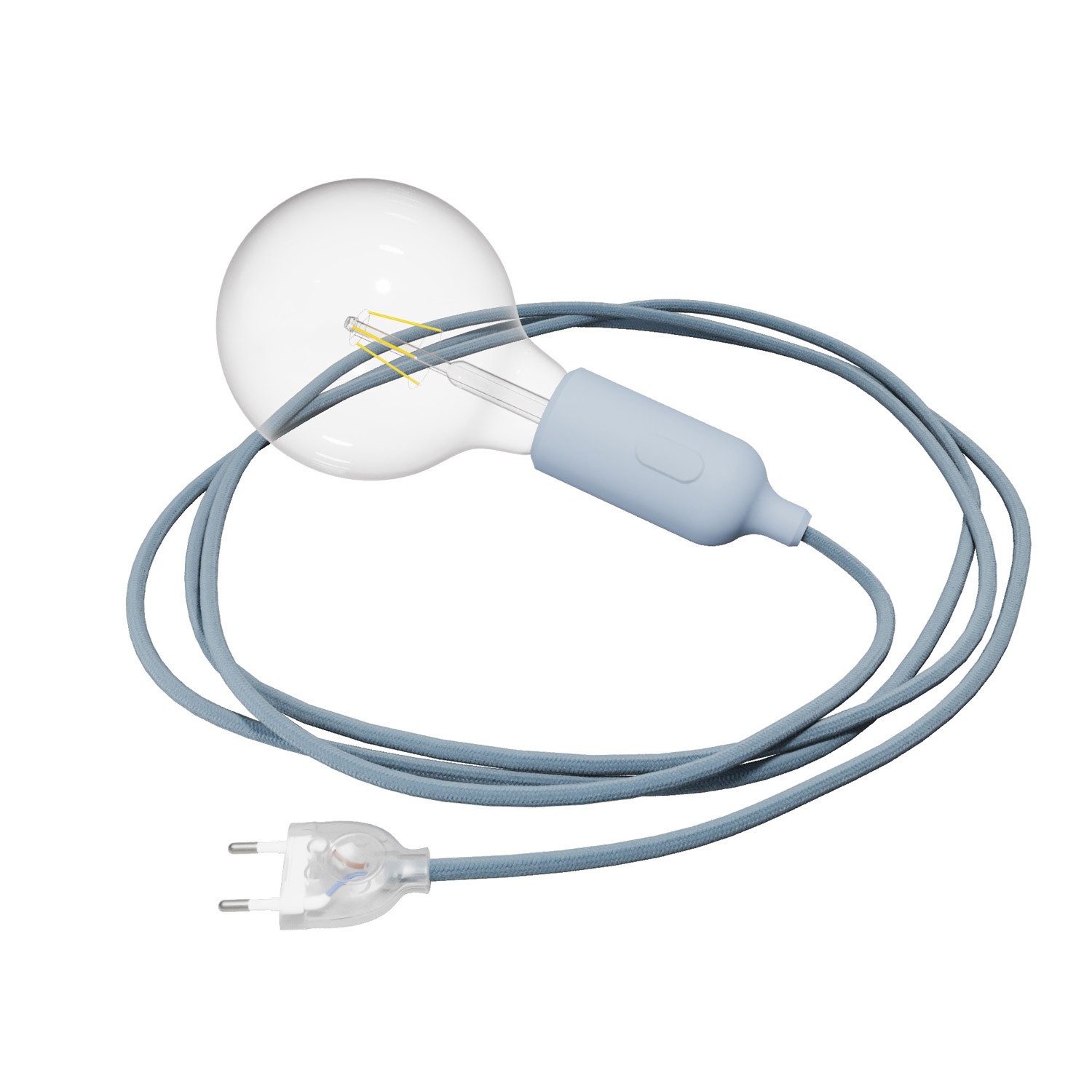 Snake Lampe en silicone avec interrupteur et fiche