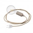 Snake Lampe en silicone avec interrupteur et fiche