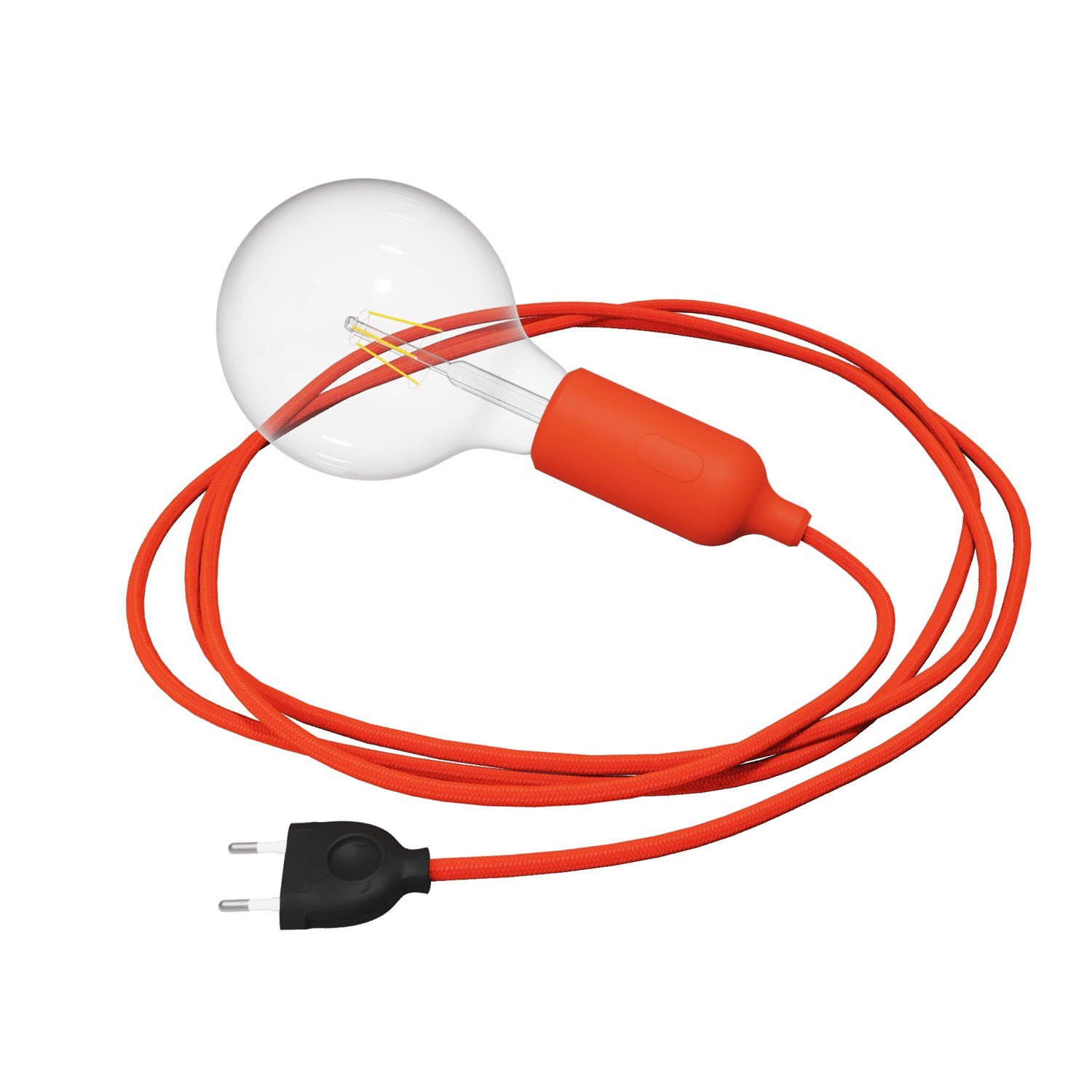 Snake Lampe en silicone avec interrupteur et fiche