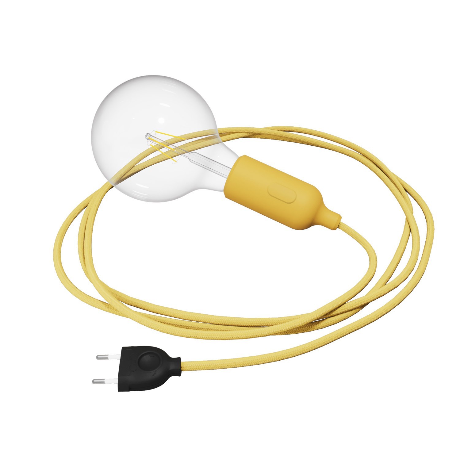 Snake Lampe en silicone avec interrupteur et fiche