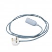 Snake Lampe en silicone avec interrupteur et fiche