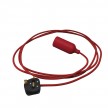 Snake Lampe en silicone avec interrupteur et fiche