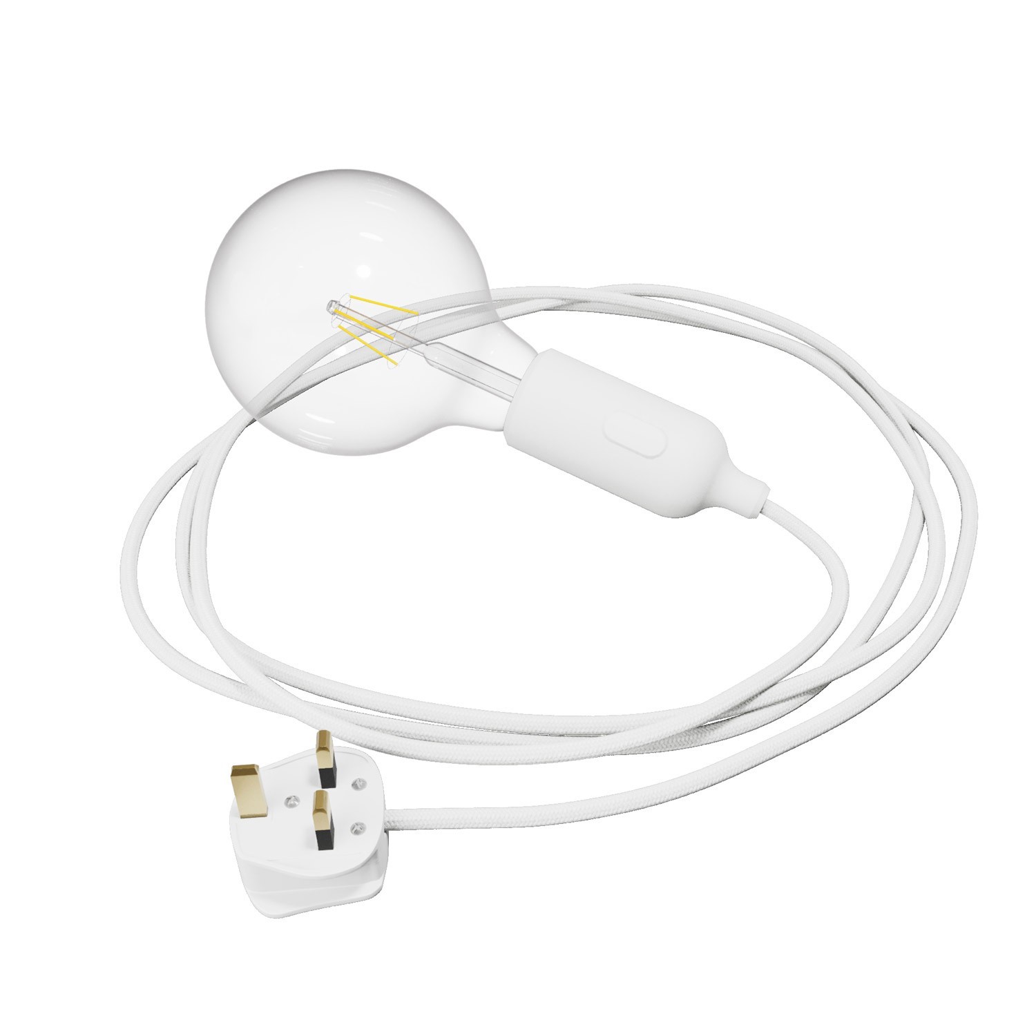 Snake Lampe en silicone avec interrupteur et fiche