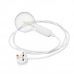 Snake Lampe en silicone avec interrupteur et fiche