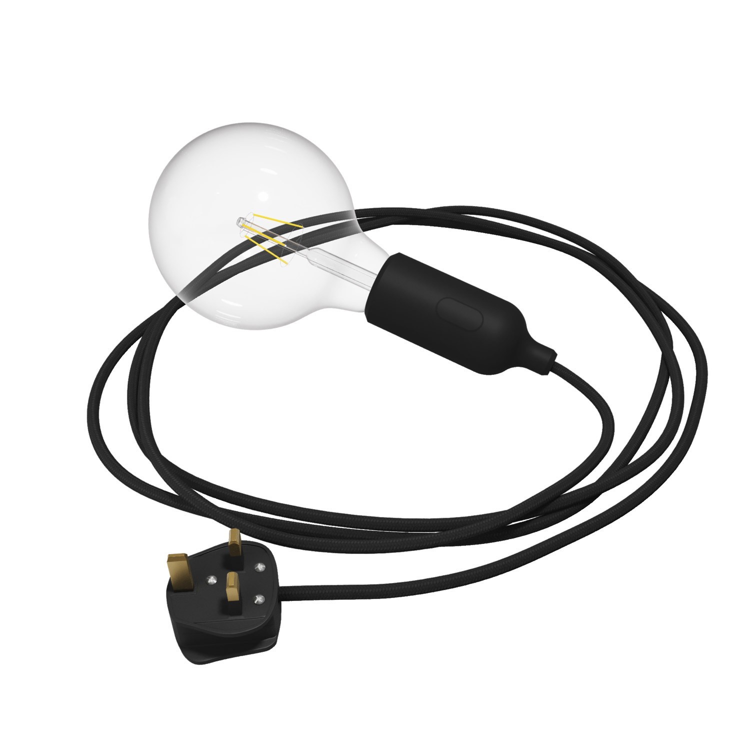 Snake Lampada in silicone con interruttore e spina