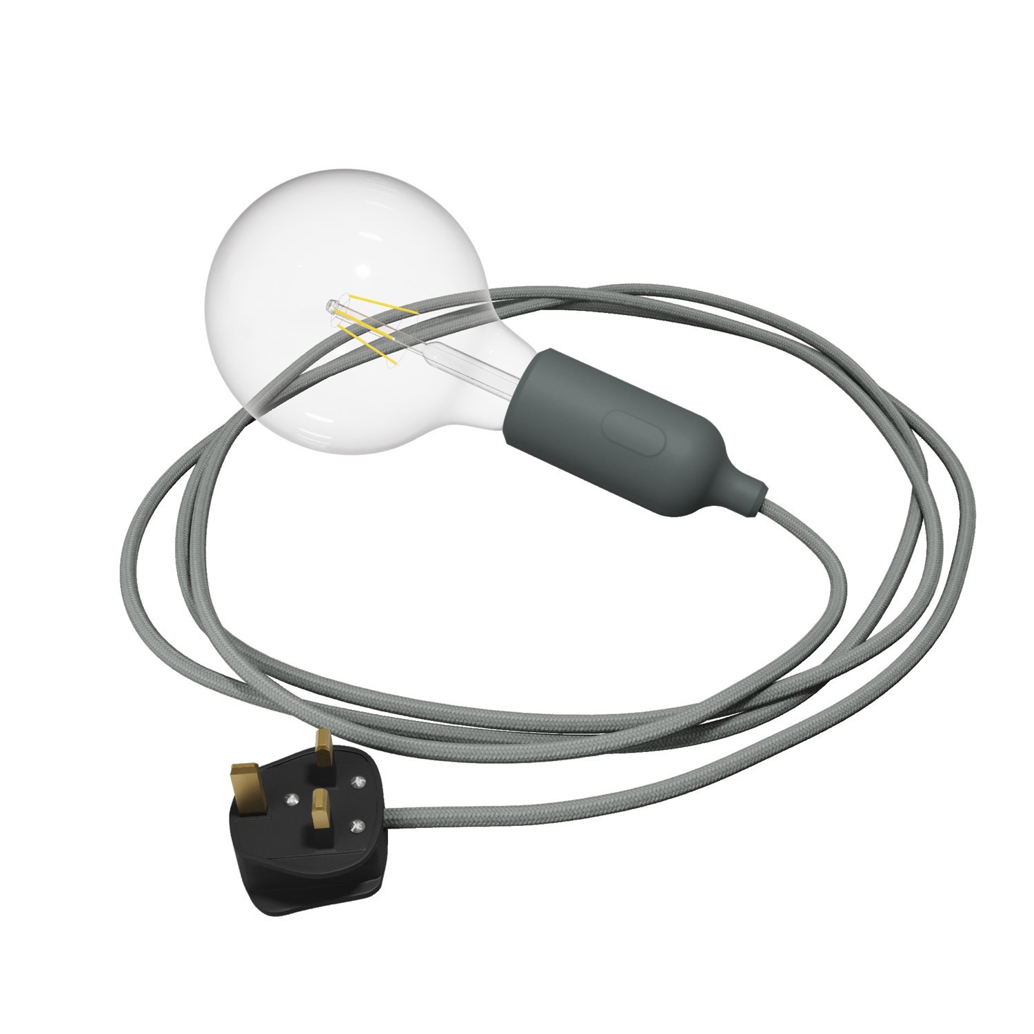 Snake Lampe en silicone avec interrupteur et fiche