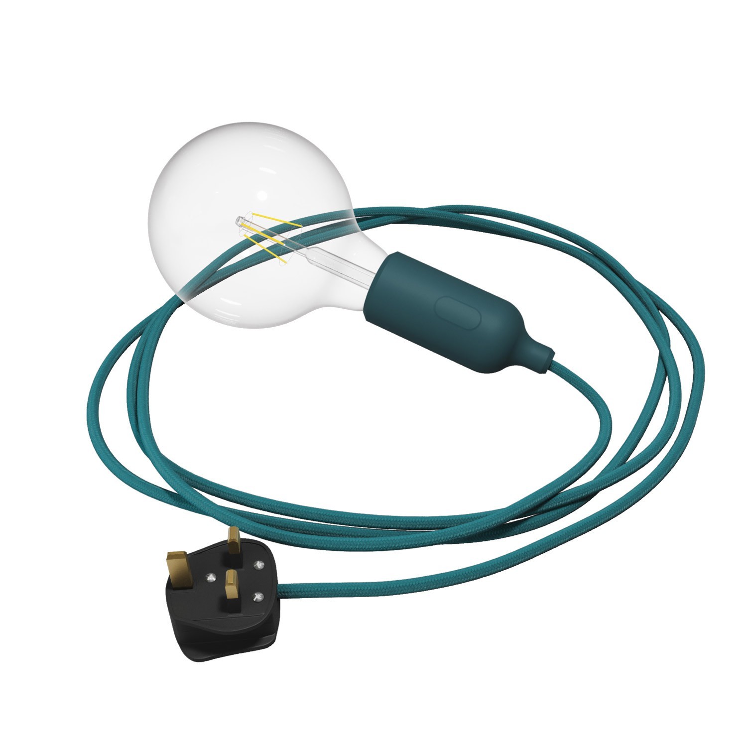 Snake Lampada in silicone con interruttore e spina