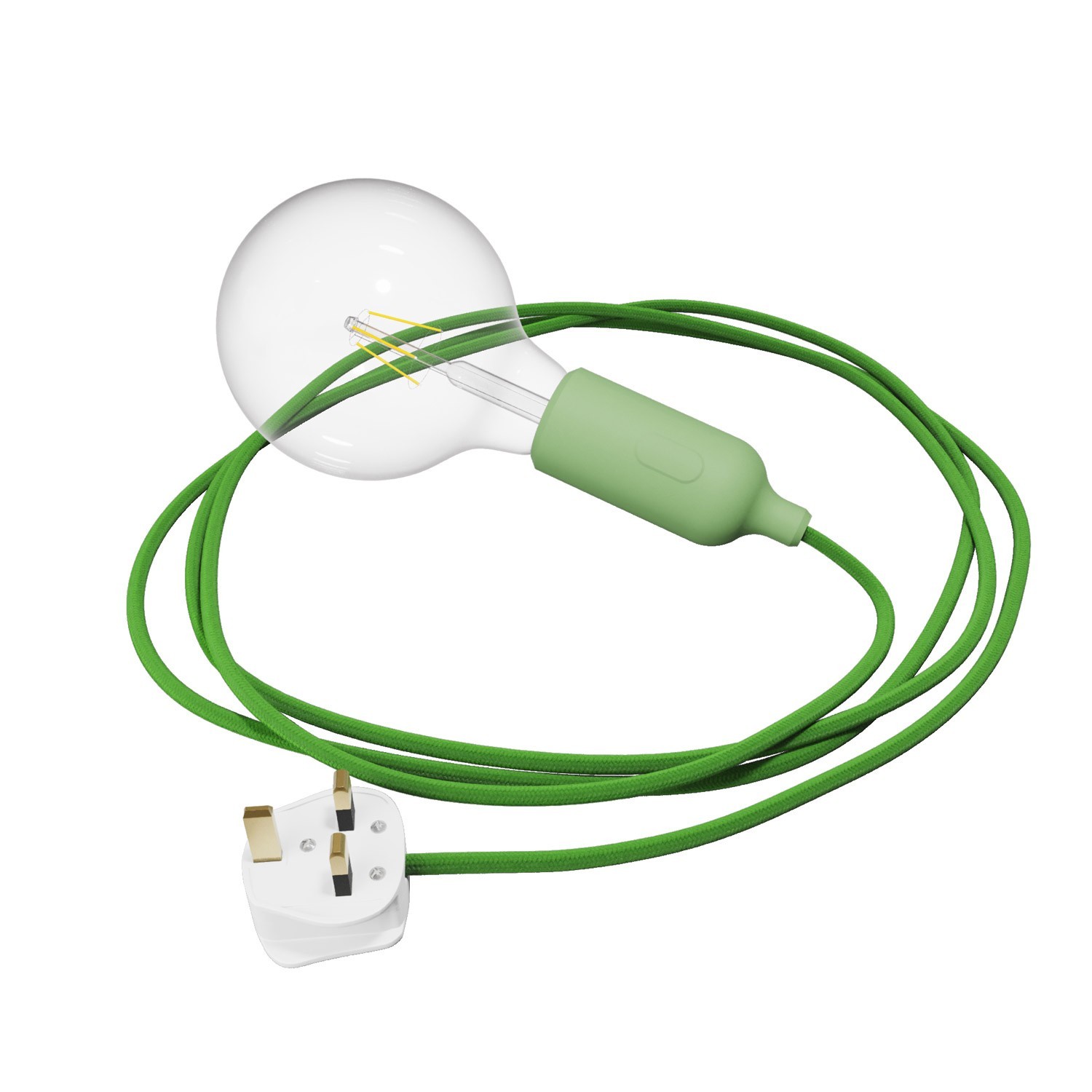 Snake Lampada in silicone con interruttore e spina