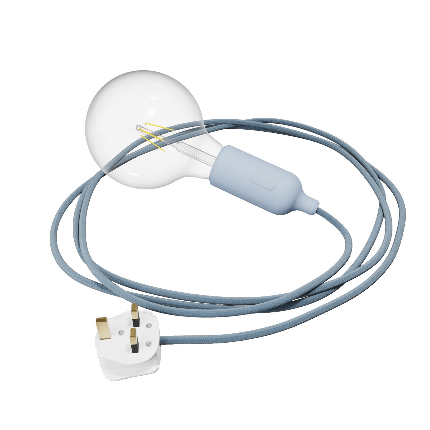 Snake Lampada in silicone con interruttore e spina