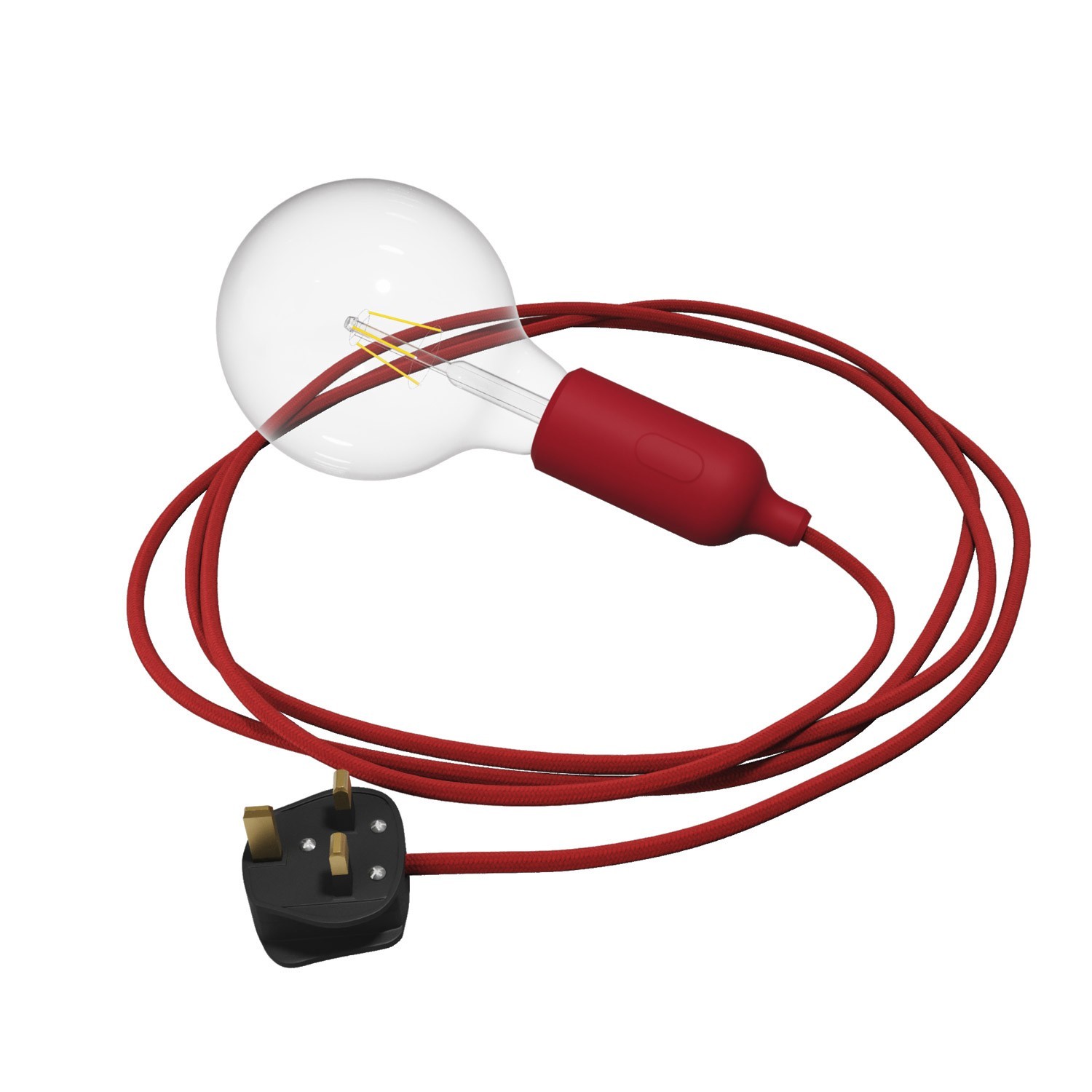 Snake Lampe en silicone avec interrupteur et fiche