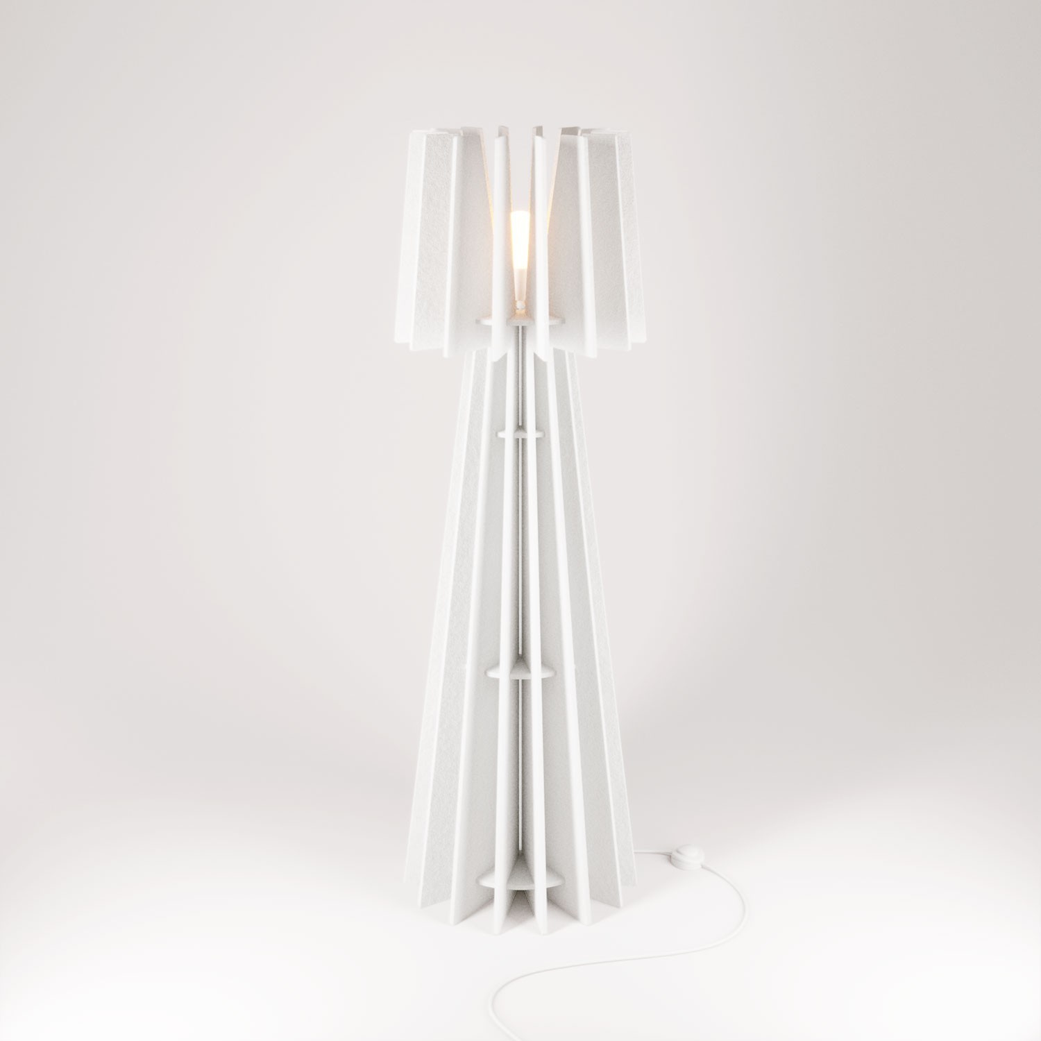 SHHINE - Lampadaire en matériau insonorisant