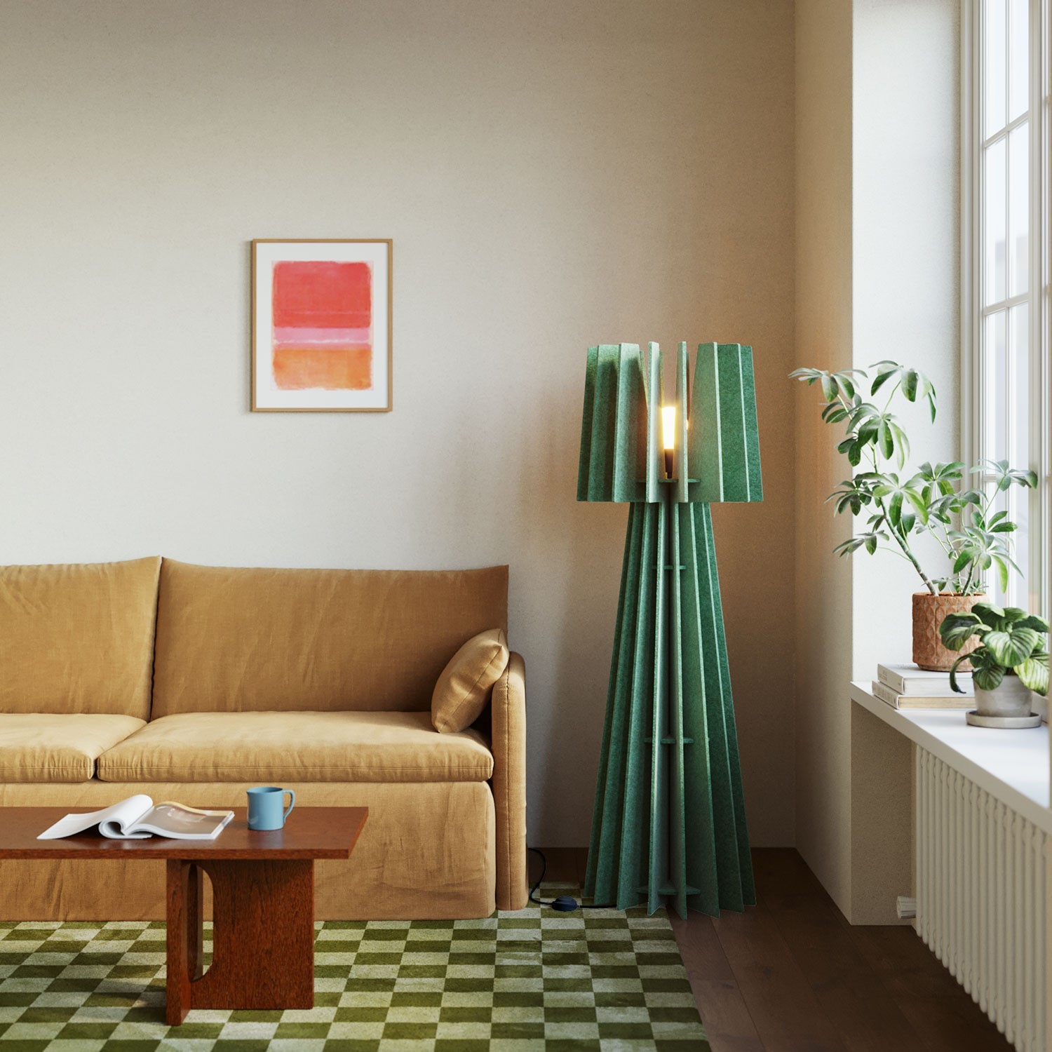 SHHINE - Lampadaire en matériau insonorisant