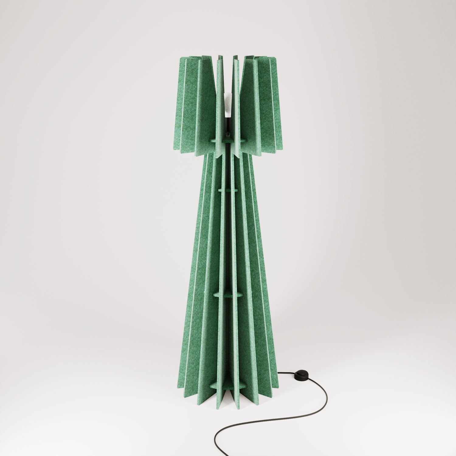 SHHINE lampada da terra in materiale fonoassorbente