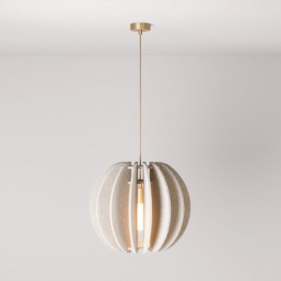 Lampada a sospensione con paralume ellittico LAMPSHHADE in materiale fonoassorbente
