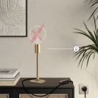 TABLE LAMP ALZALUCE 20CM CONFIG MAG-Y 4417