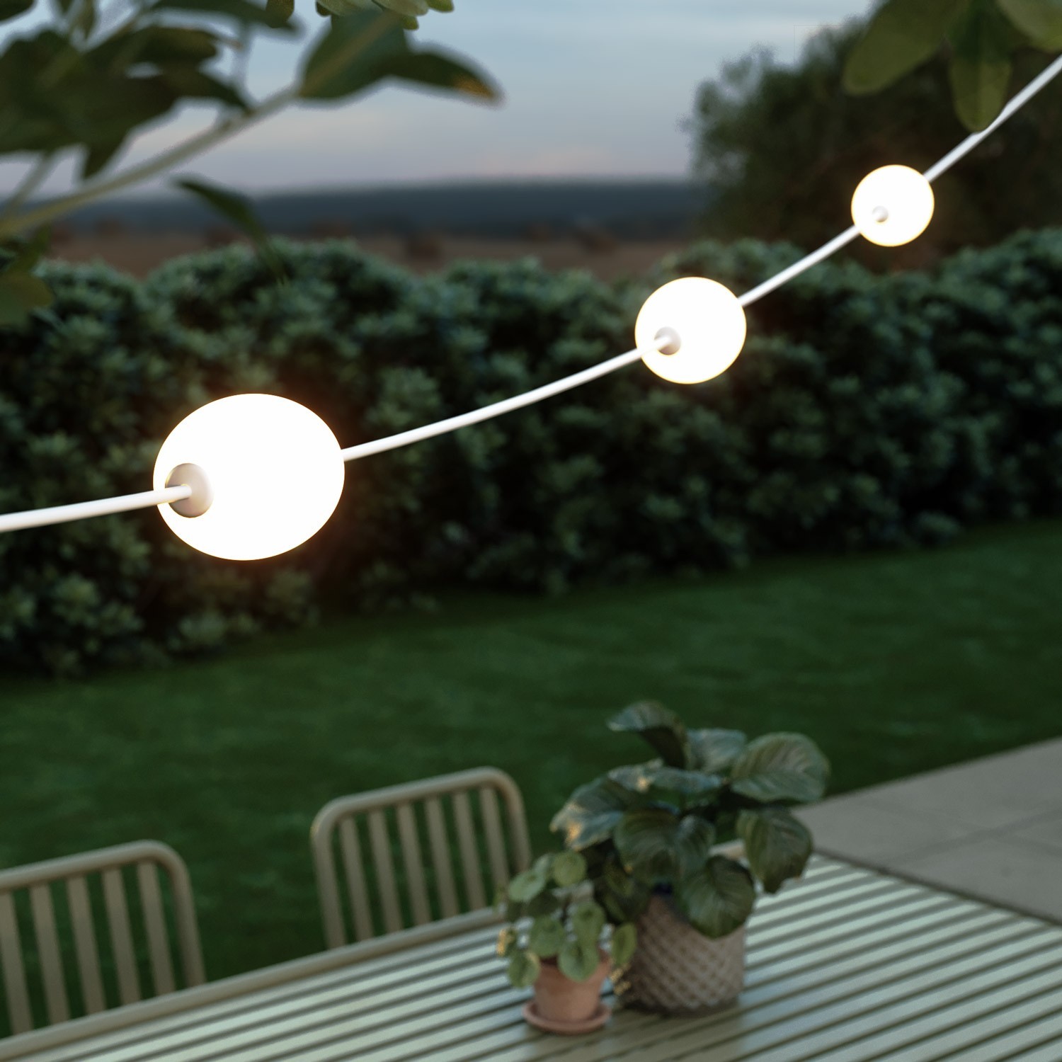 Guirlande lumineuse d'extérieur à 3 lumières IP67 - Marina3