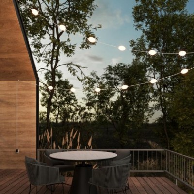 Guirlande lumineuse d'extérieur à 12 lumières IP67 - Marina12