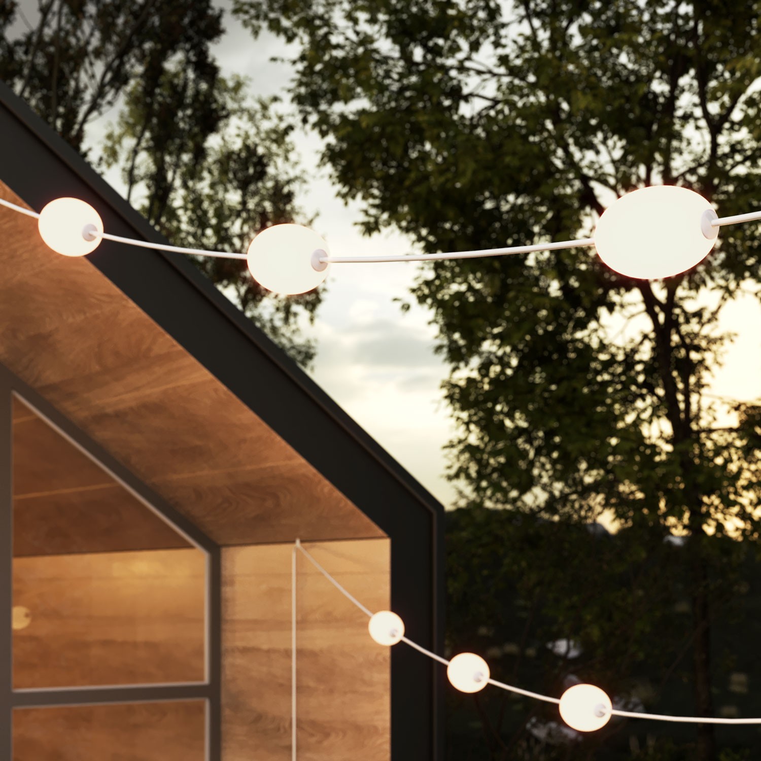 Guirlande lumineuse d'extérieur à 12 lumières IP67 - Marina12