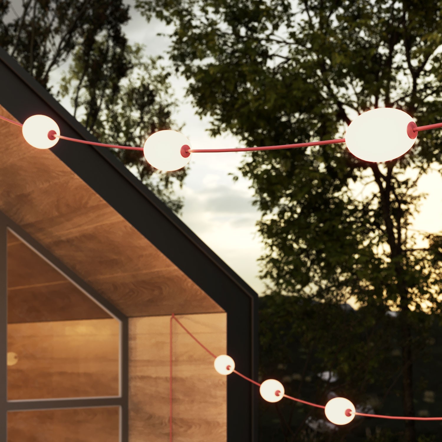 Guirlande lumineuse d'extérieur à 12 lumières IP67 - Marina12
