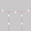 Catena luminosa reticolare 7 punti luce da esterno IP67 - Marina GRID