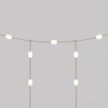 Catena luminosa reticolare 7 punti luce da esterno IP67 - Marina GRID