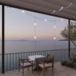 Guirlande d'extérieur quadrillée à 7 lumières IP67 - Marina GRID