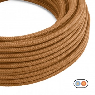 Câble électrique plat recouvert de textile Whiskey - PM22