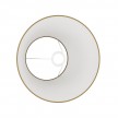 Paralume Impero M in tessuto per lampada da tavolo o applique con attacco E27 - Made in Italy