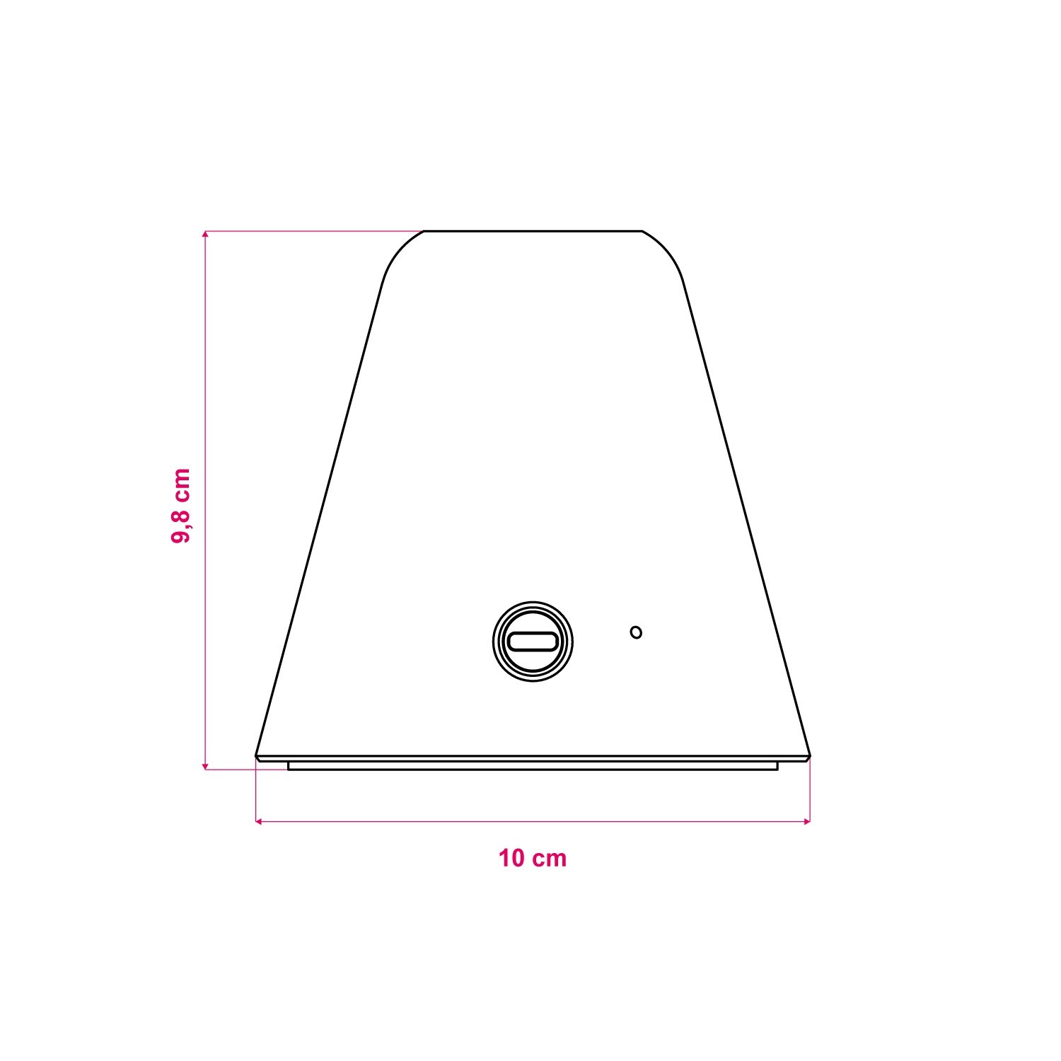 Base pour lampe portative rechargeable Cabless01