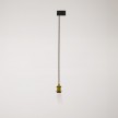 Suspension pour rail vintage avec câble tressé