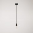 Suspension pour rail vintage avec câble tressé