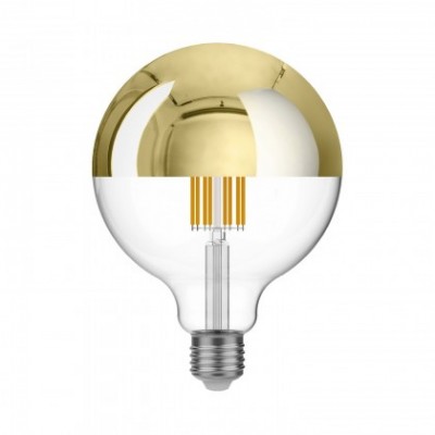Ampoule LED Demi Sphère Or Globe G125 7W 650Lm E27 2700K Dimmable - A15