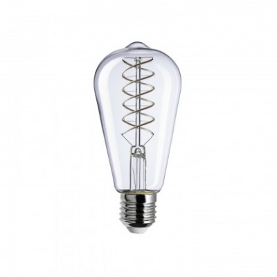 Ampoule LED Filament Blanc Edison ST64 5,9W 500Lm E27 2700K Dimmable - W02