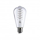 LED-Glühbirne Weiß Edison ST64 5,9W 500Lm E27 2700K Dimmbare - W02