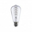 Ampoule LED Filament Blanc Edison ST64 5,9W 500Lm E27 2700K Dimmable - W02