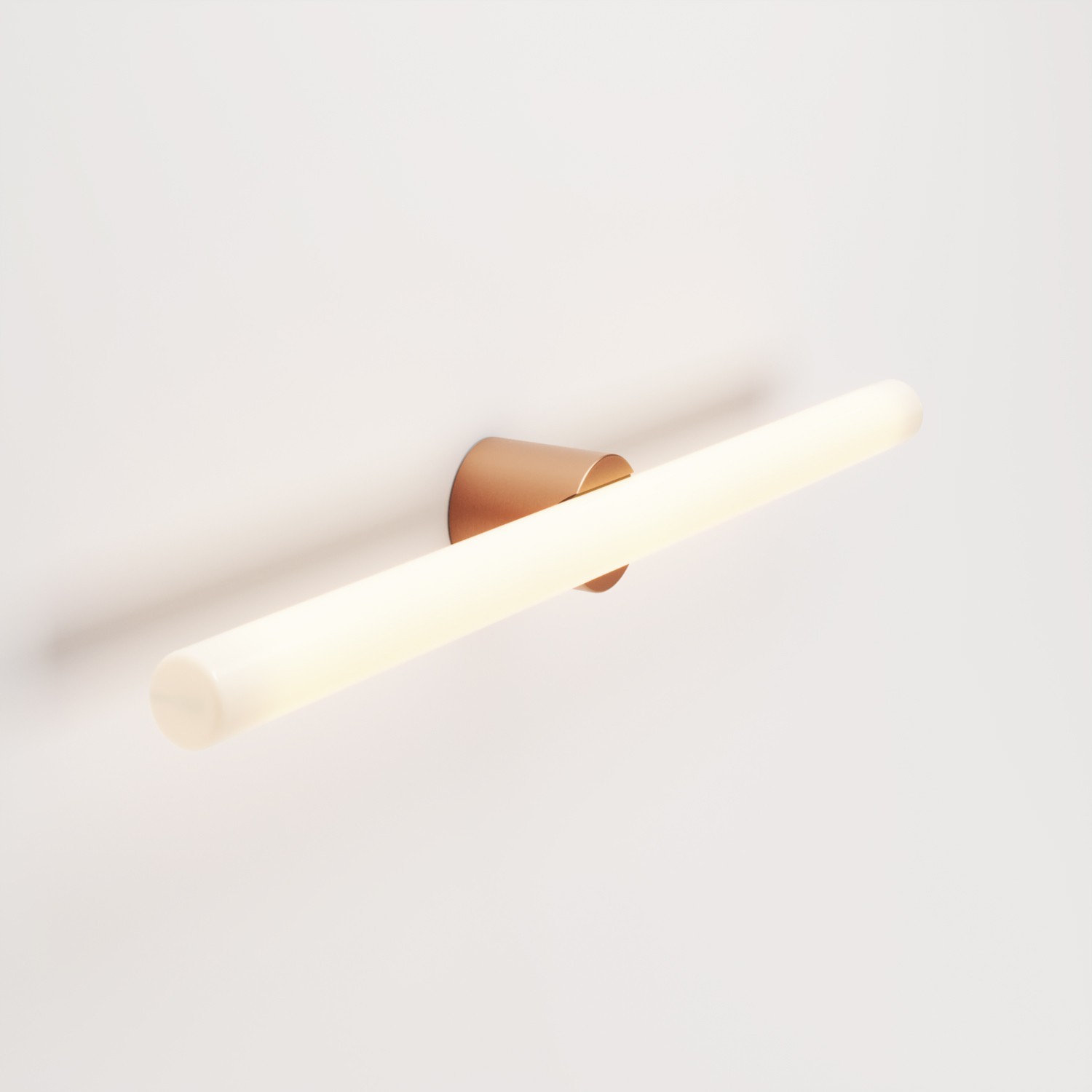 Metalllampe für Wand- oder Deckenmontage mit linearer LED S14d-Lampe