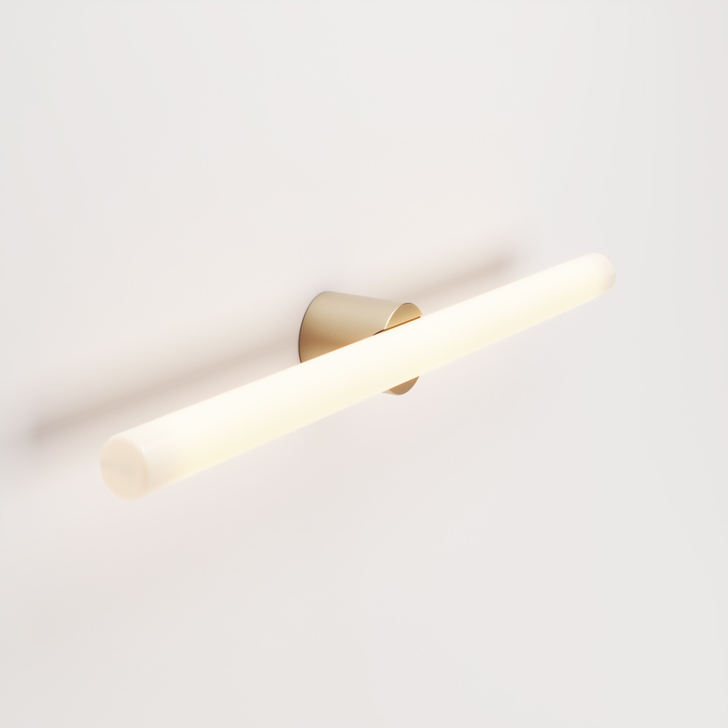 Metalllampe für Wand- oder Deckenmontage mit linearer LED S14d-Lampe