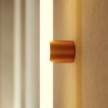 Metalllampe für Wand- oder Deckenmontage mit linearer LED S14d-Lampe