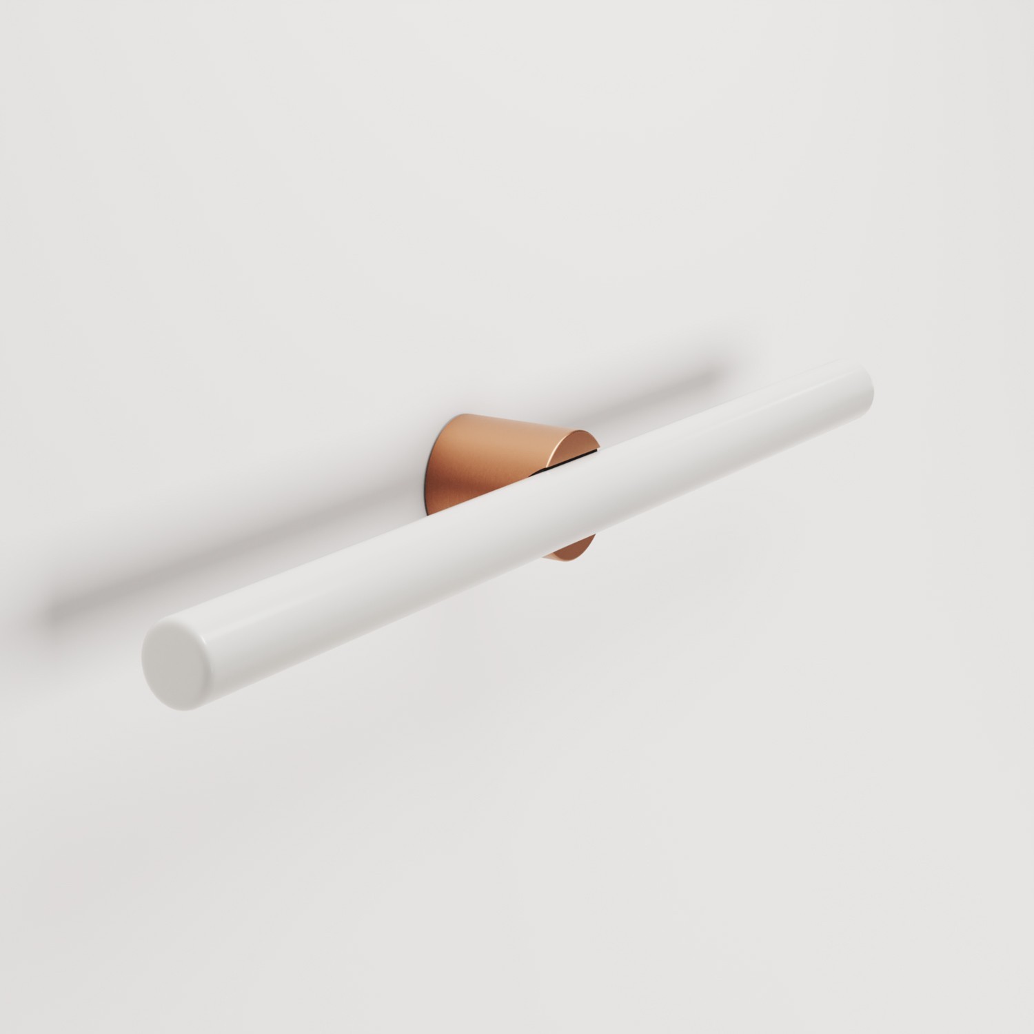 Lampe en métal pour mur ou plafond avec ampoule LED linéaire S14d