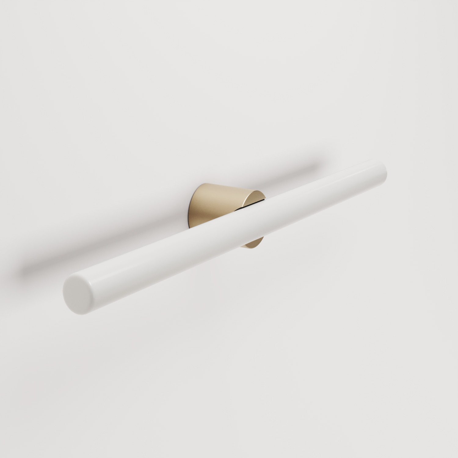Lampe en métal pour mur ou plafond avec ampoule LED linéaire S14d