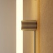 Lampe mit Stecker, Metallfinish und linearer LED S14d-Lampe
