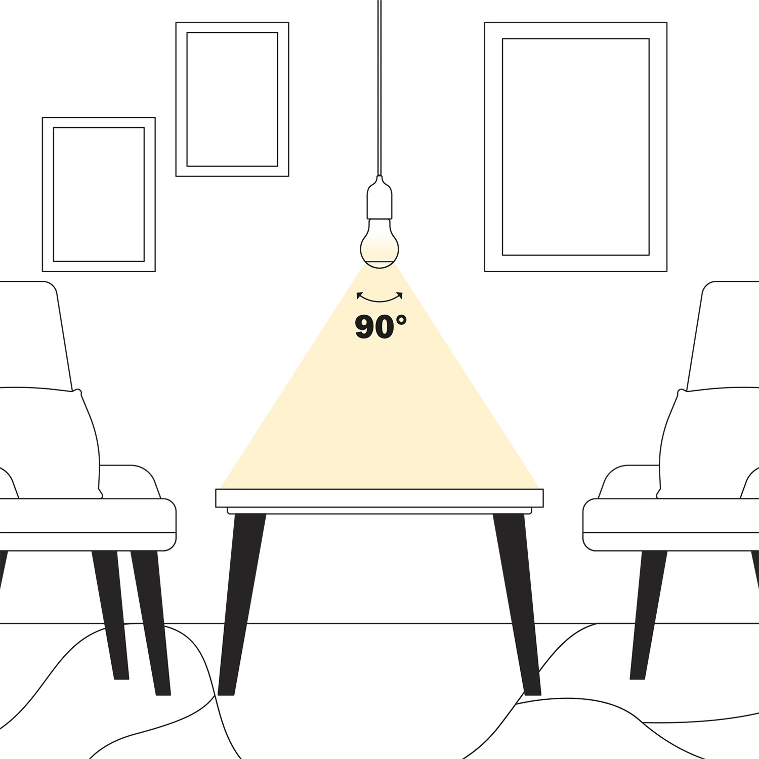 Ampoule Spot LED effet projecteur A60 7W 806Lm 2700K dimmable - A08
