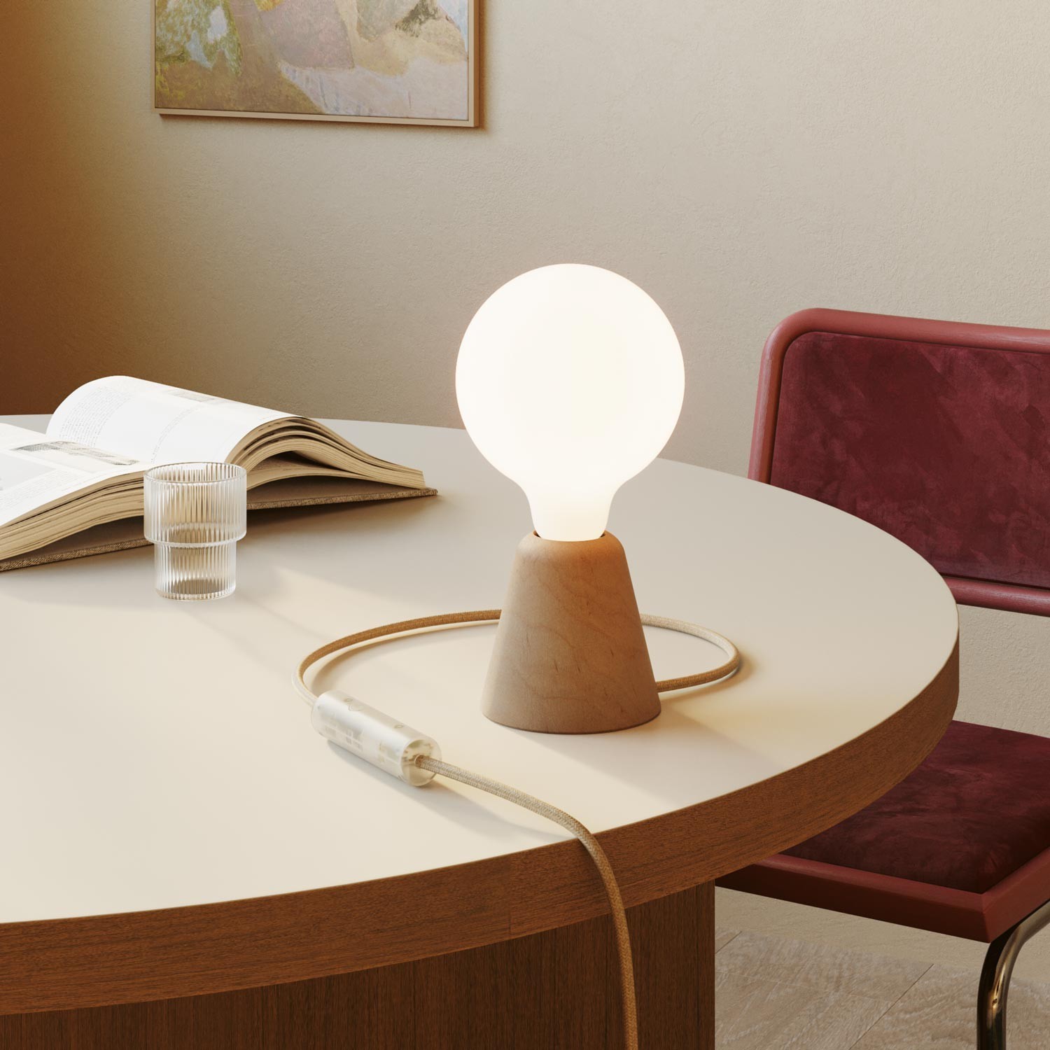 Variateur universel à bouton-poussoir pour lampes à incandescence et LED dimmables - Modèle 1006