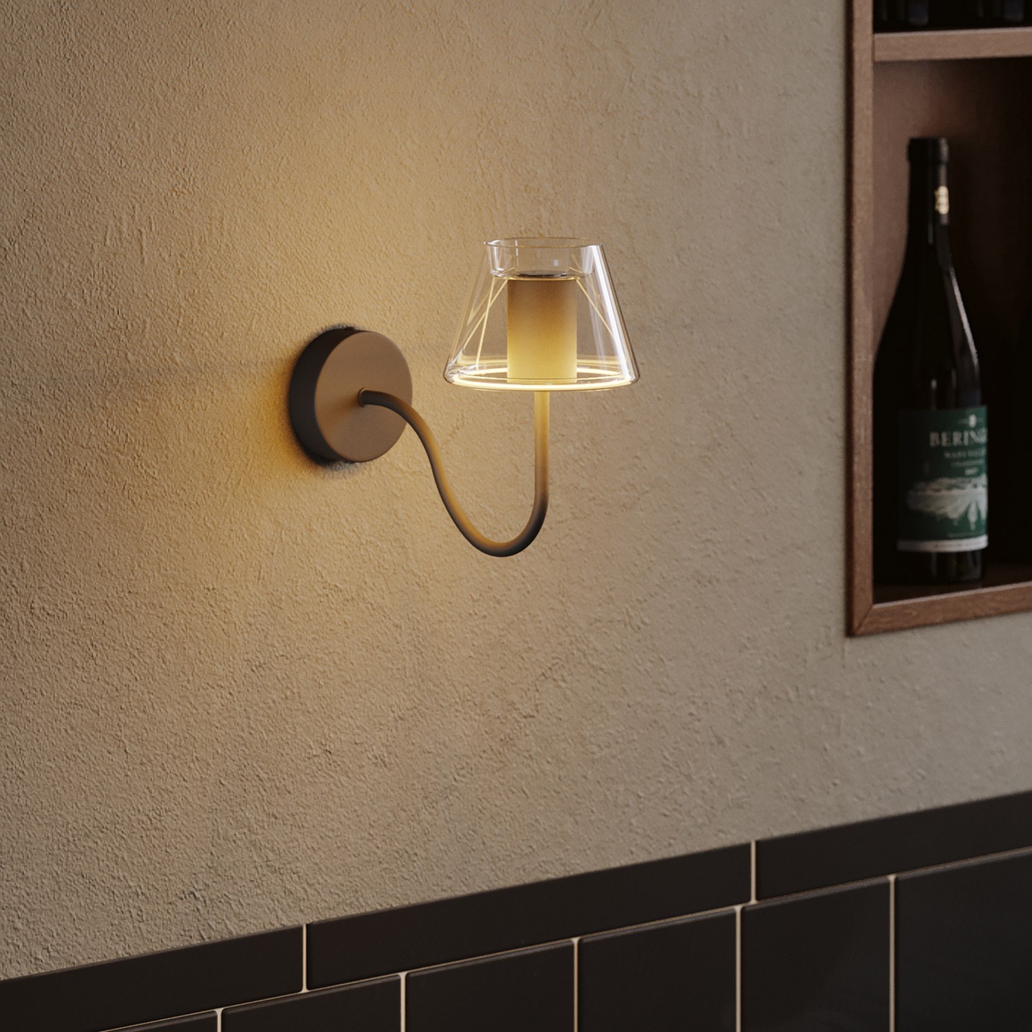 Ampoule LED Transparente Ghost Line CRI 90 Mini Cone 6W 500Lm E27 2200K Dimmable - G07