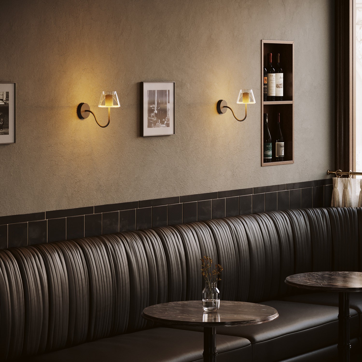 Ampoule LED Transparente Ghost Line CRI 90 Mini Cone 6W 500Lm E27 2200K Dimmable - G07